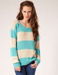 Blue knited jumper :)