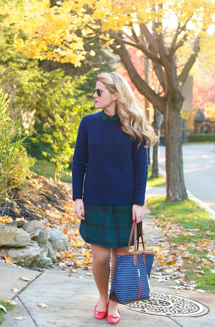 preppy fall outfit idea