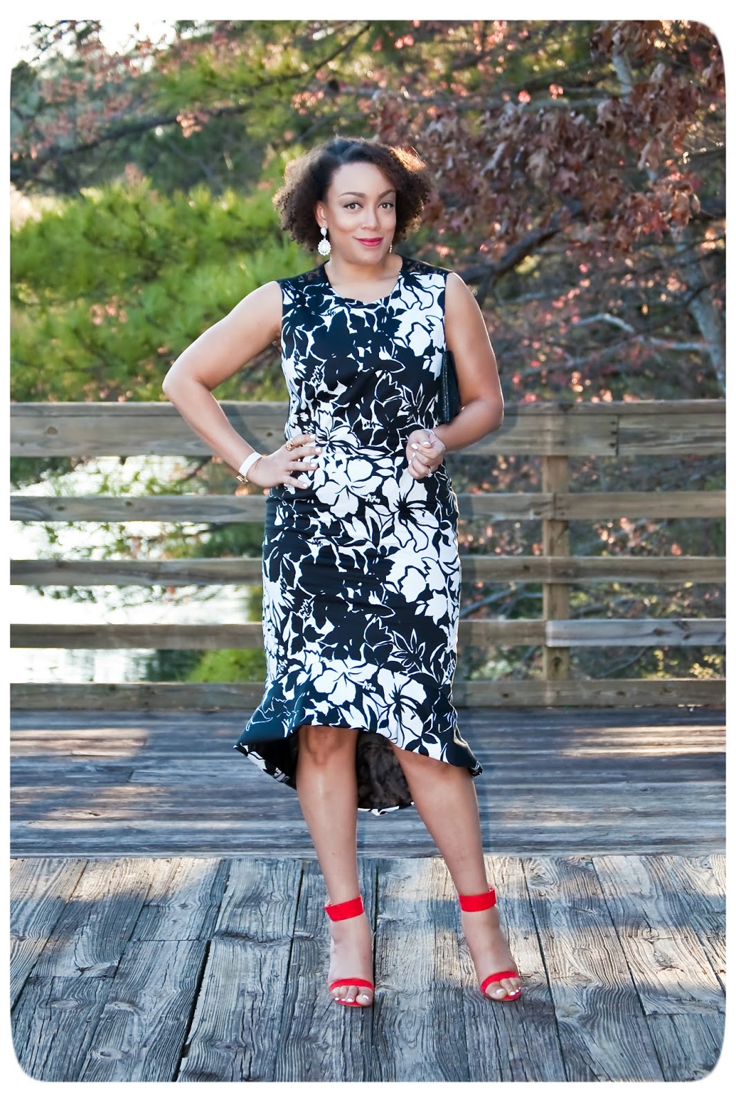 Floral & Lace Panel Dress Inpired by Clements Ribeiro made with Mood Fabrics - Erica B.'s - DIY Style!