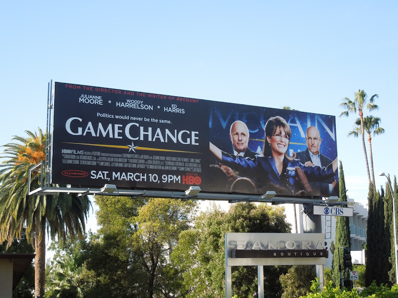Game Change movie billboard