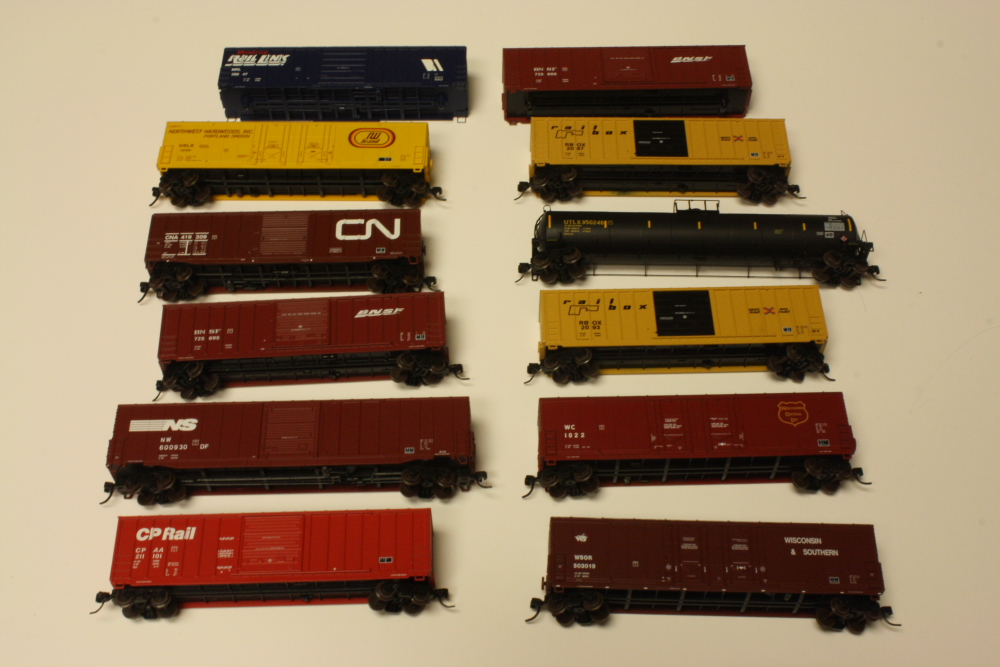 N Scale Addiction More Rolling Stock Weathering