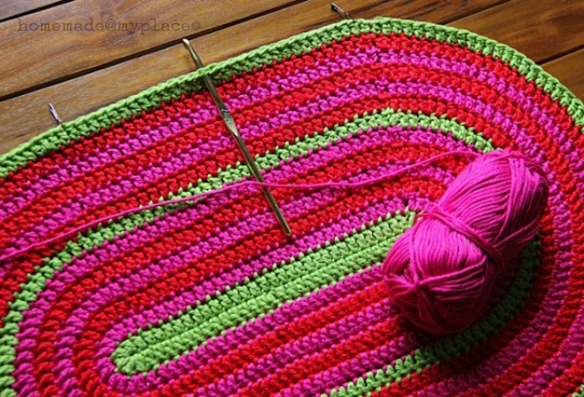 Neon Large Crochet Summer Tote Bag | Best Beach Tote Bags for Women 14 Neon Diamond - Fuschia