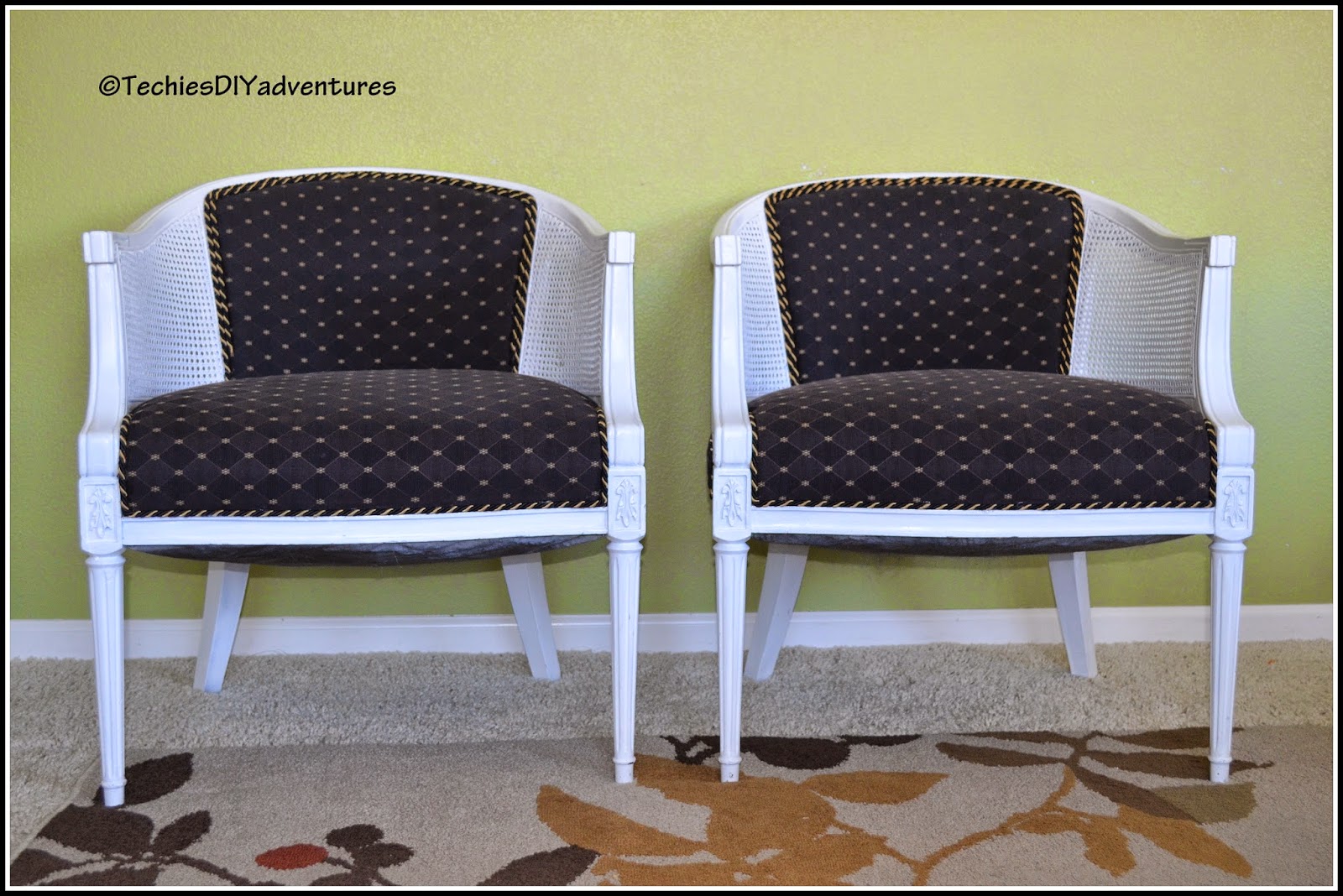 Cane Chair Make Over Round 2 Techie's DIY Adventures