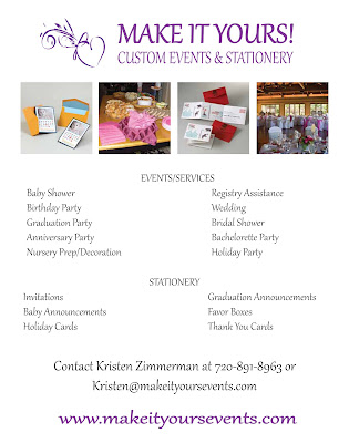 Make it Yours! Custom Events and Stationery