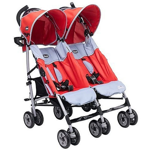 MommysLove4Baby143 Chicco C5 Twin Umbrella Stroller Alaska RED 5299p