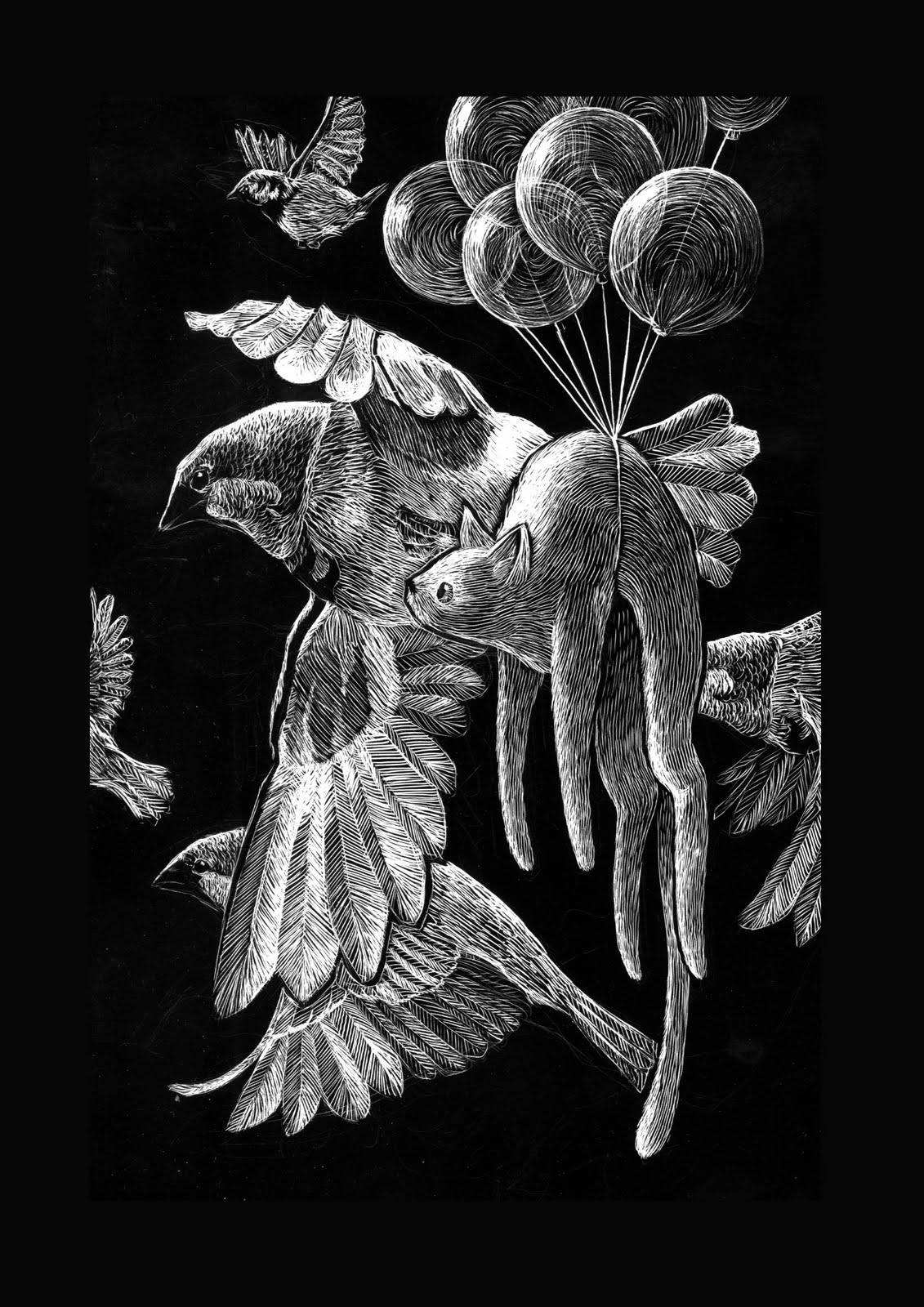 leah elaine art(wick) Pen, Ink, and Scratchboard