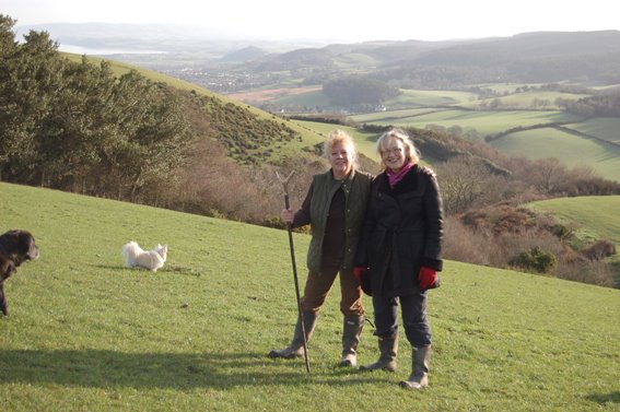 Julie Girling on Exmoor (Photo: Julie Girlin/Facebook)