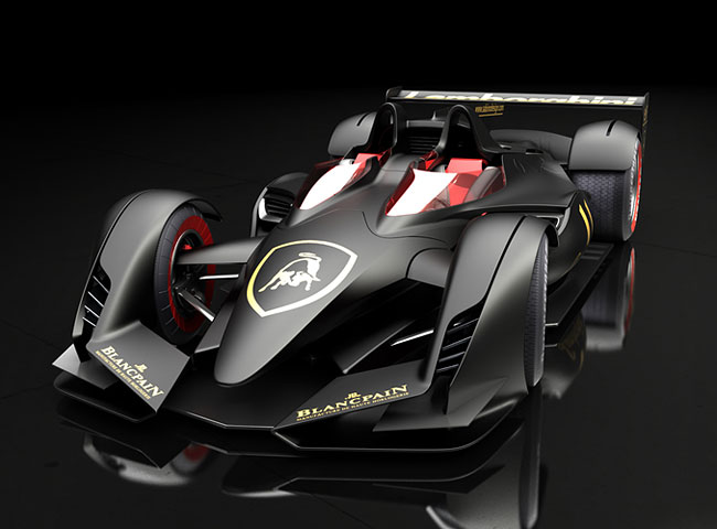 Konsep Formula Satu / F1 pada Mobil Lamborghini PML-F title=