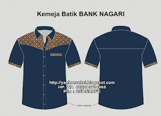 KEMEJA KOMBINASI BATIK