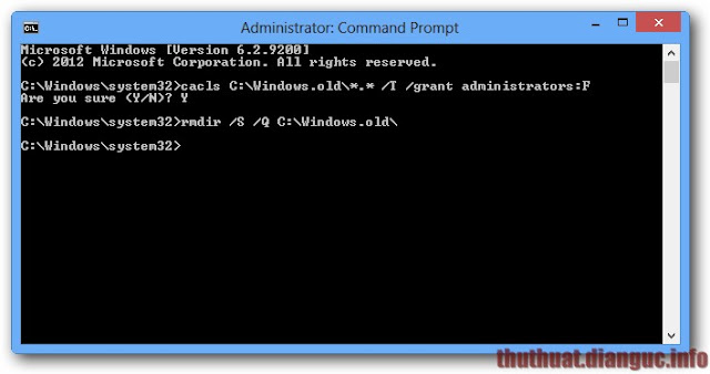 Cách xoá thư mục Windows.old trên Windows 7, 8.1 và 10