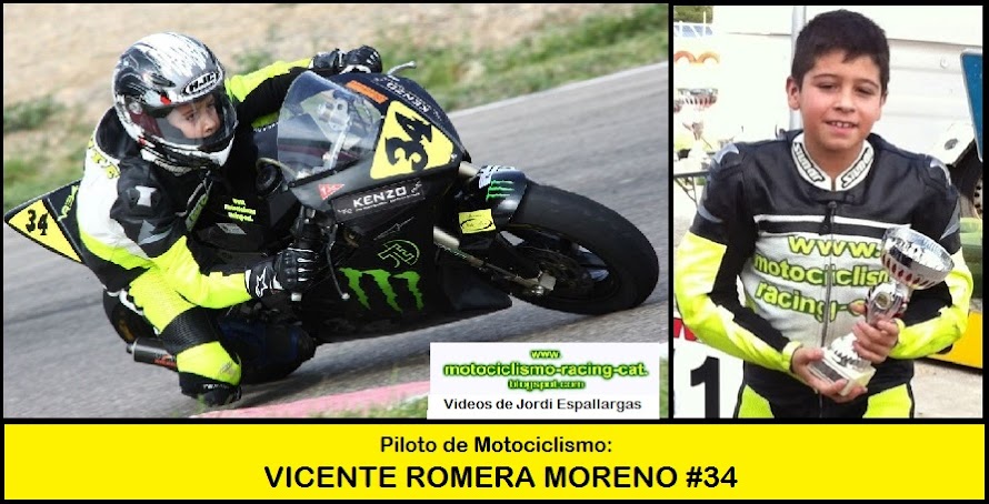 Piloto de Motociclismo: Vicente Romera #34