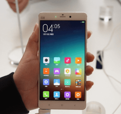 4 HP Android Layar 4K Terbaik 2015 Xiaomi Mi Note Pro