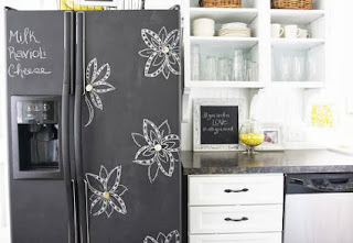 Upgrade your fridge with chalkboard paint