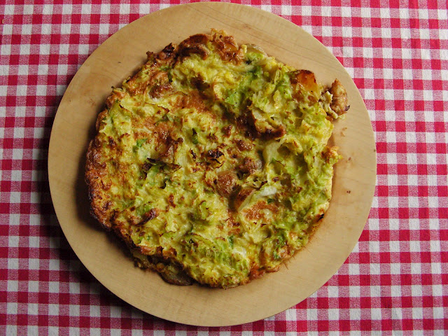 Cabbage frittata