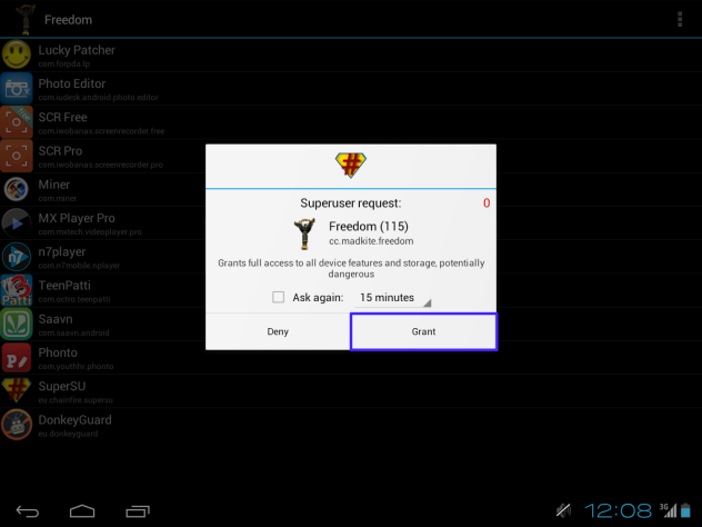 Freedom v1.0.7 Apk : Unlimited In-App Purchases Hack on Android Terbaru 2015