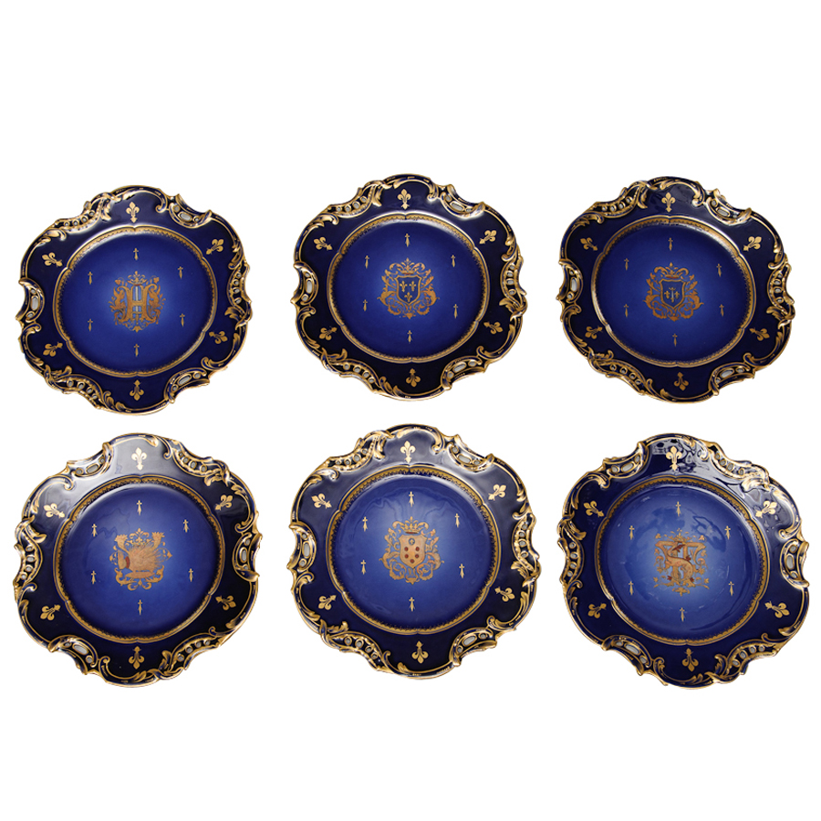 On Antique Row West Palm Beach Set of French Plates