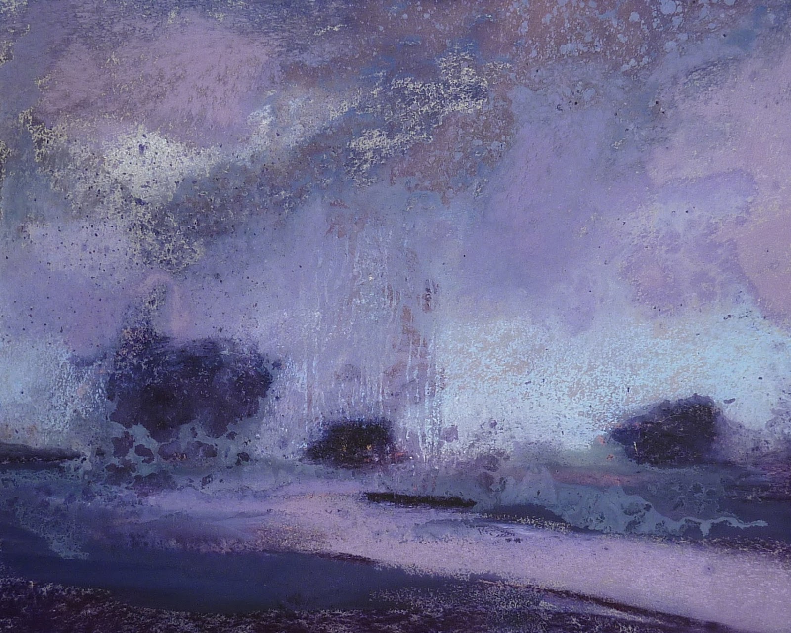 Painting My World Pastels and Water...How Wet Can your Paper Get?