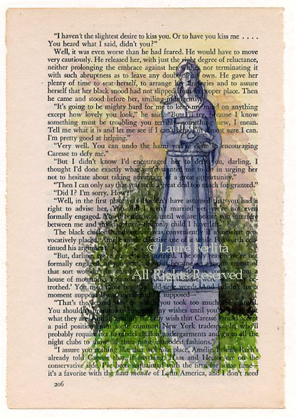 Painted Thoughts Blog: Watercolor Painting On Old Pages - Tutorial