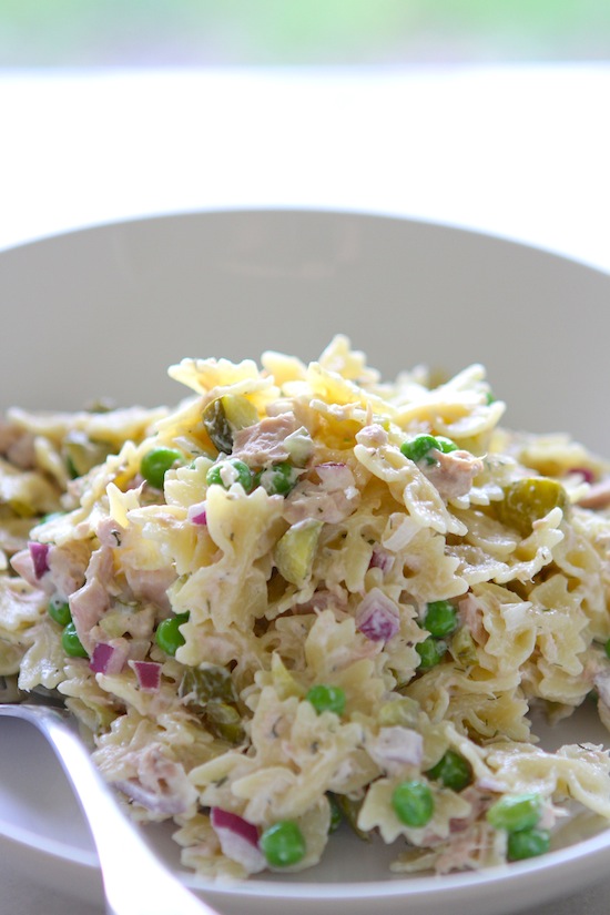 My Favorite Things Tuna Pasta Salad with Dill & Peas from Lauren's Latest