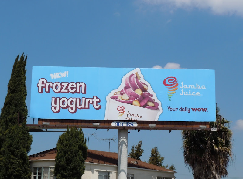Jamba Juice Frozen Yogurt billboard