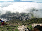 Les Cendres en primer terme i el Montseny al fons Les Cendres en primer terme i el Montseny al fons