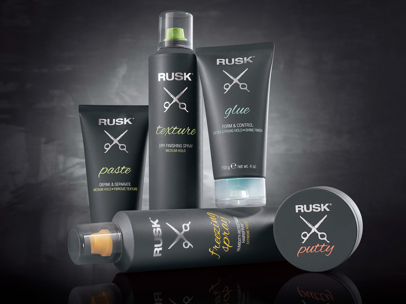 Rusk Hair Styling on Packaging of the World Creative Package Design