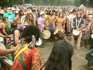 Drumming Drum circle - 4th of July