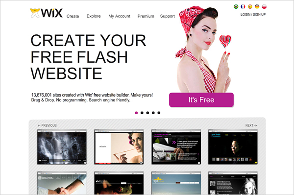 Wix_List Of Best Website Builders To Create Free Website