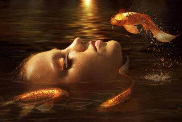 Elena Dudina deviantart arte foto manipulações digitais photoshop fantasia surreal mulheres modelos lindas Peixes dourados Elena Dudina deviantart arte foto manipulações digitais photoshop fantasia surreal mulheres modelos lindas Peixes dourados