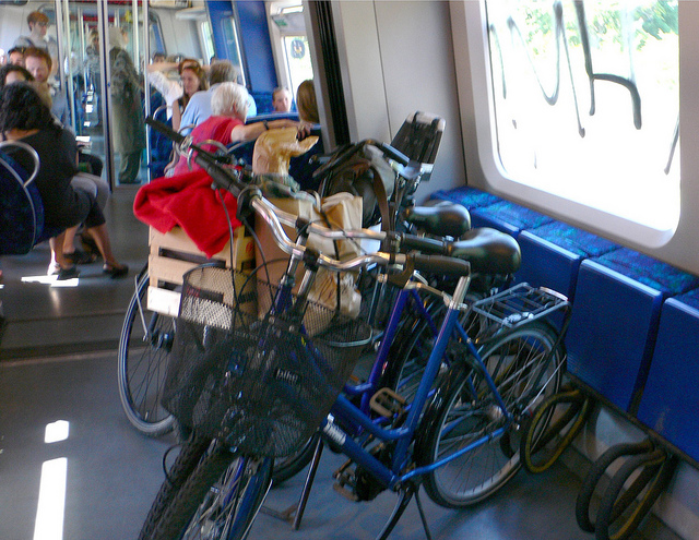 Metrô de Copenhagen permite levar bicicletas no vagão