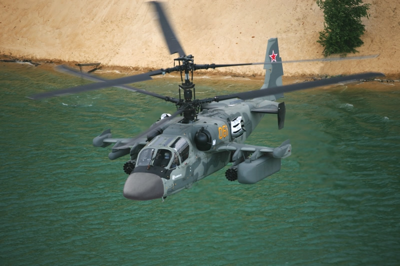 Ka-50 is Russian Attack Helicopter