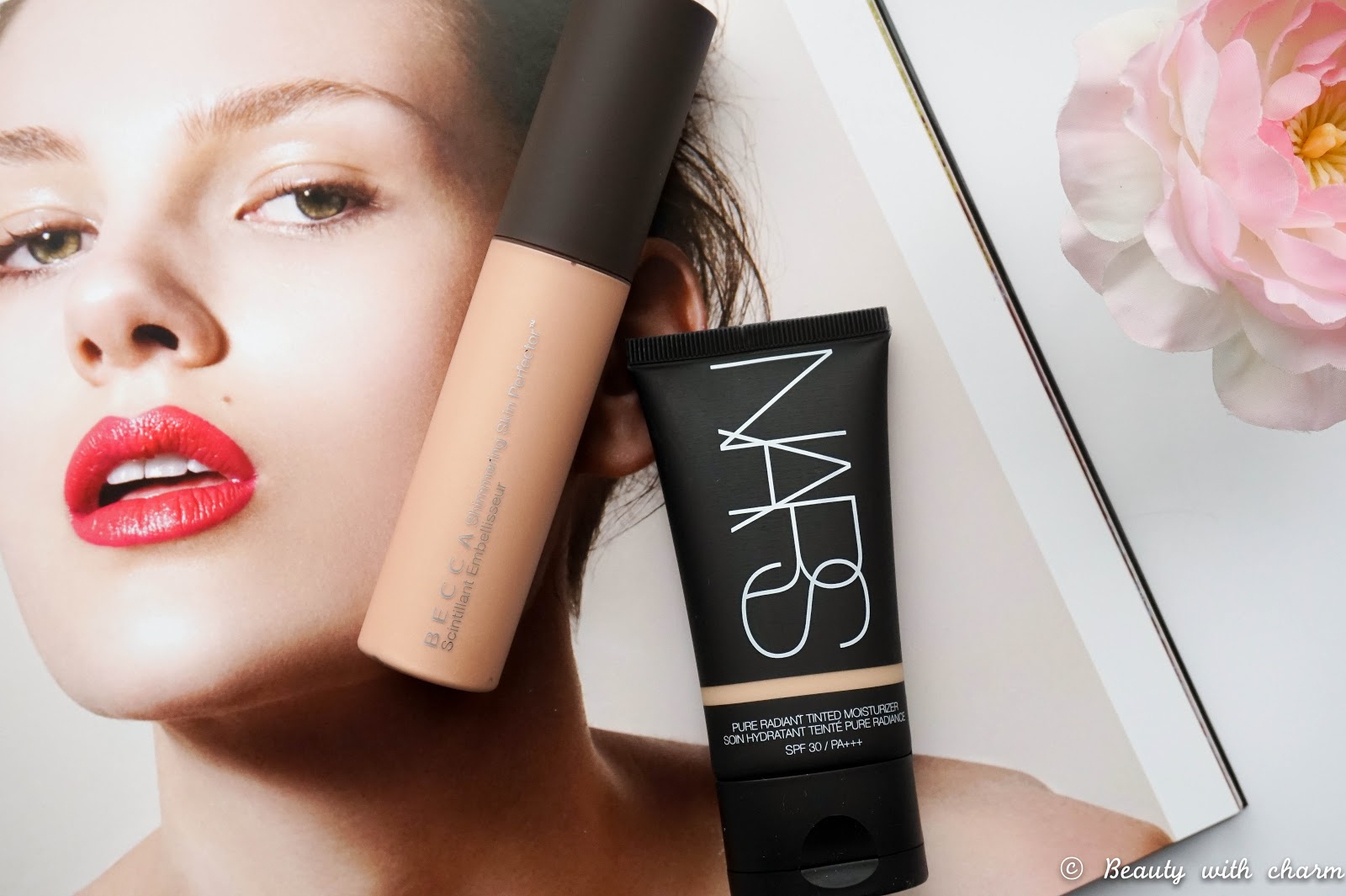 Mini Space NK Beauty Haul Mini Space NK Beauty Haul, BECCA Shimmering Skin Perfector in Opal, NARS Tinted Moisturiser in Alaska