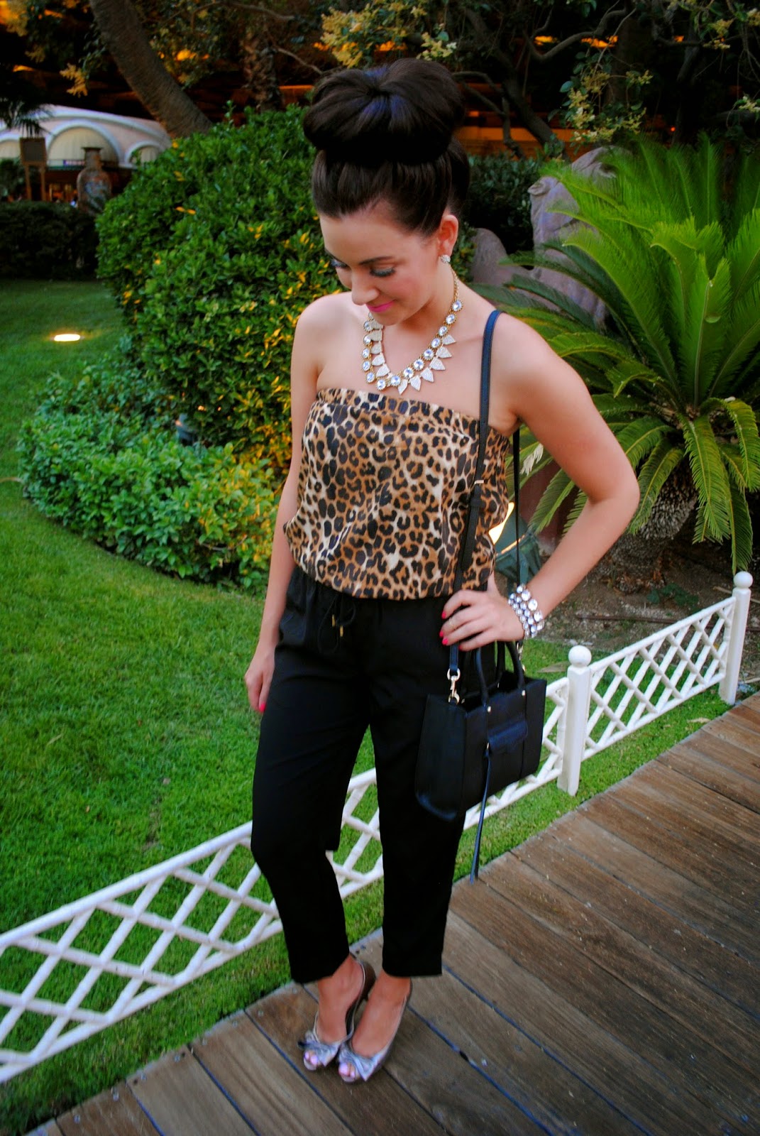 leopard jumpsuit express