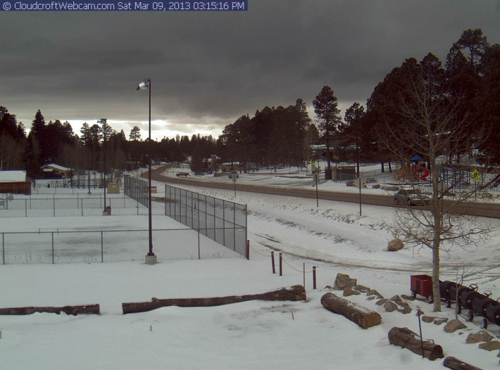 Snowy March Afternoon In Cloudcroft, NM.