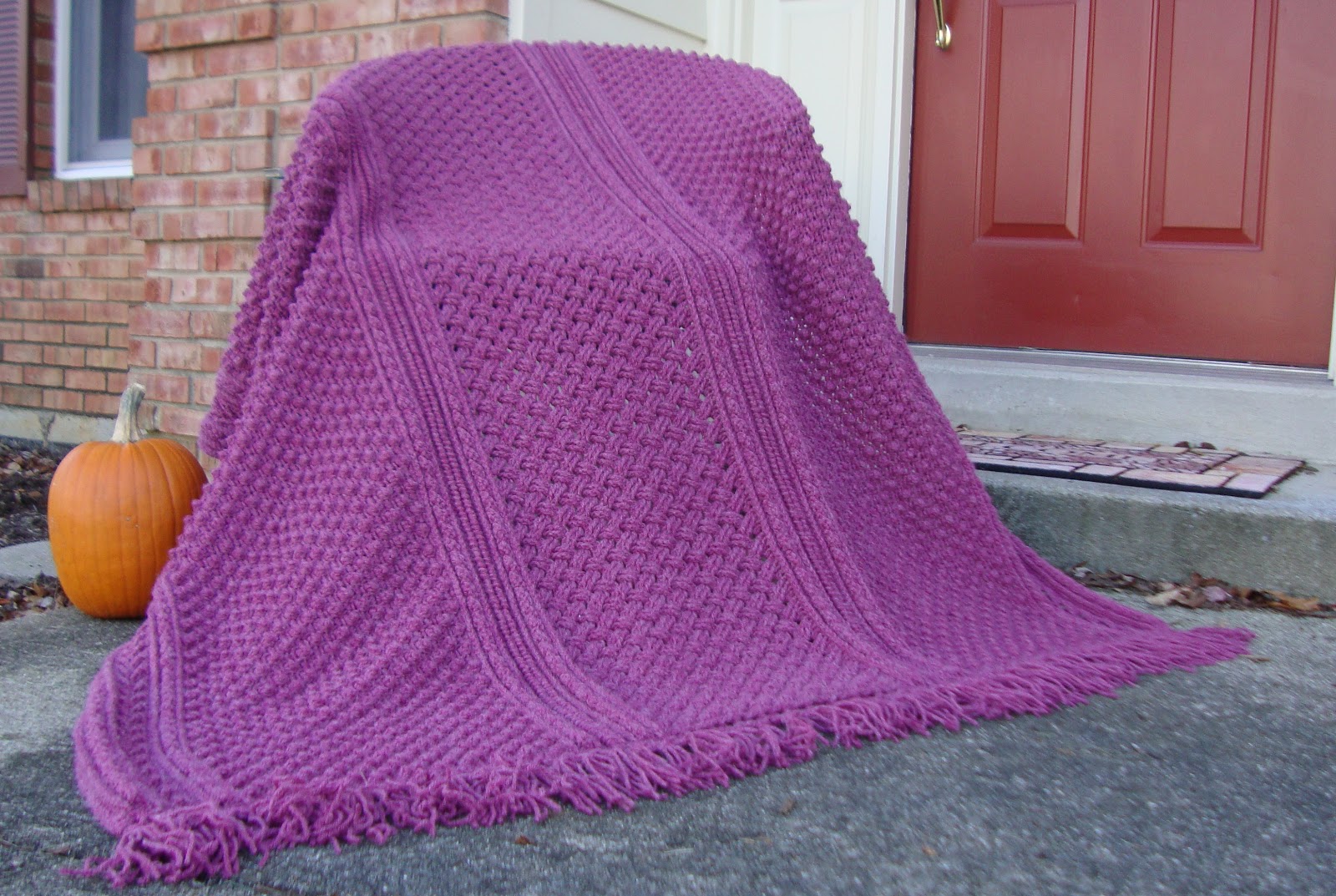 The Good Life Blocking a Crochet Afghan?