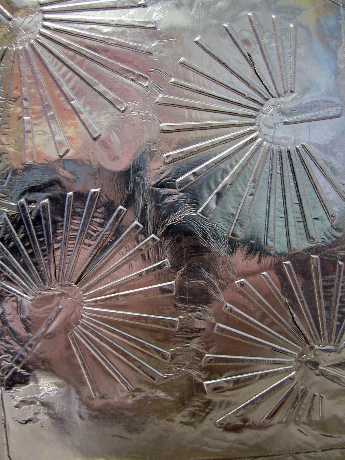 Paper Trek EMBOSSING WITH ALUMINIUM FOIL