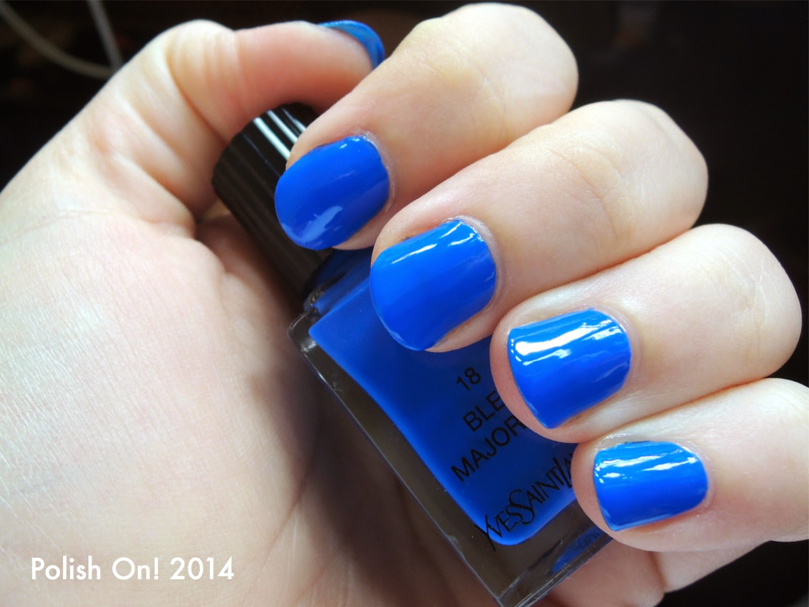 ysl bleu majorelle nail polish