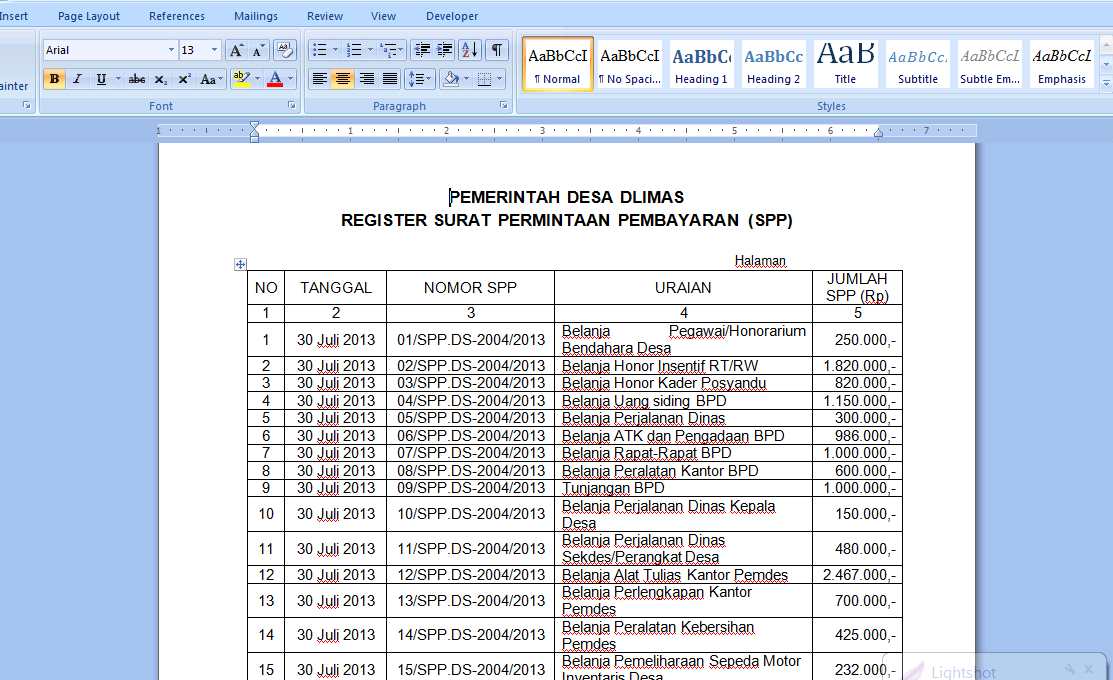 Contoh Surat Pemintaan contoh register surat pemintaan pembayaran uchavision Contoh Surat Pemintaan contoh register surat pemintaan pembayaran uchavision