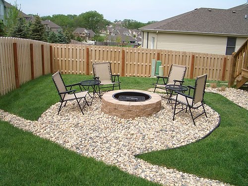 Simple Patio Landscape