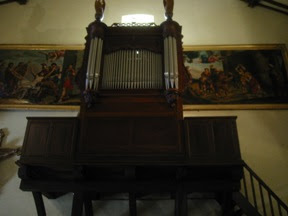 L'orgue de l'église St Laurent d'Olargues