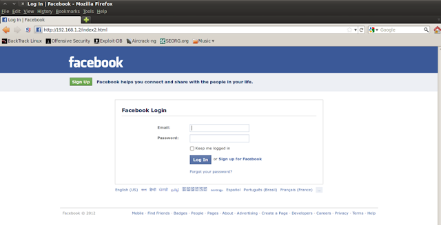Hack Facebook Account and Gmail Account Using Backtrack 5 (98% Success) Hack Facebook Account and Gmail Account Using Backtrack 5 (98% Success)