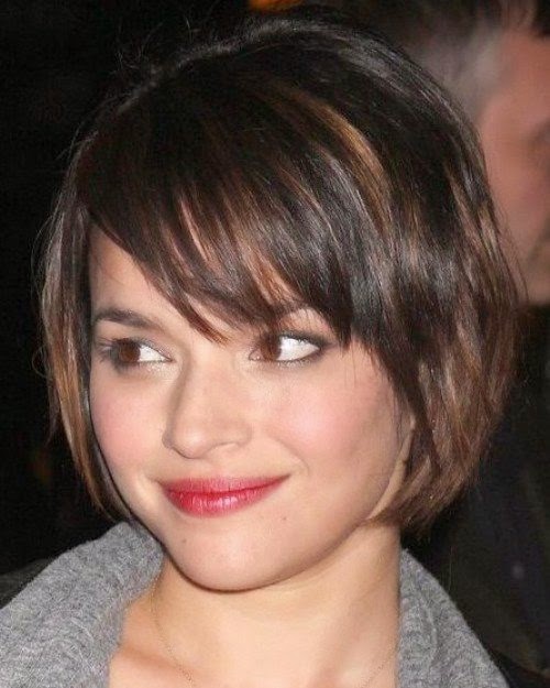 Short Hairstyles for Chubby Faces 2014