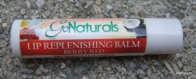 Review: GoNaturals Lip Replenishing Balm In Berry Red