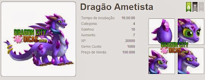 Dragão Ametista - Informações Dragão Ametista - Informações
