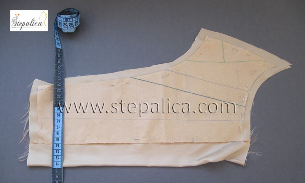 Štepalica How to add a commodity pleat to a jacket lining
