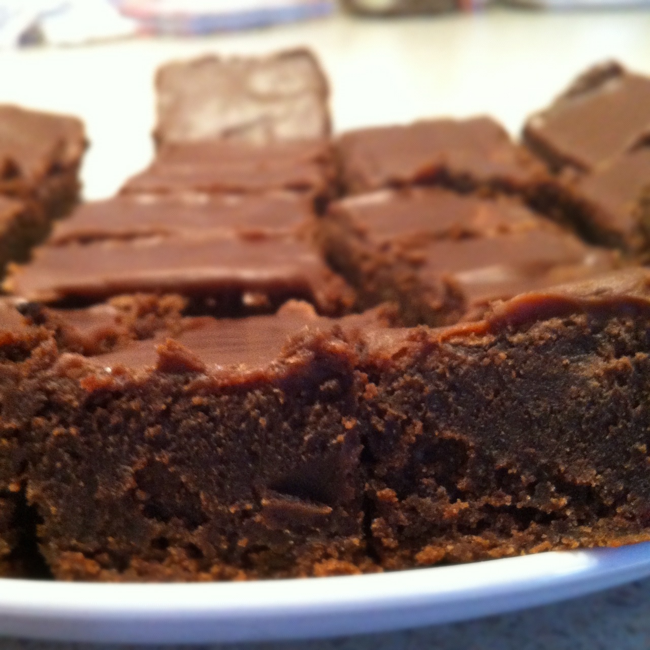 Sprinkles & Spatulas Fudge Brownies with Chocolate Ganache