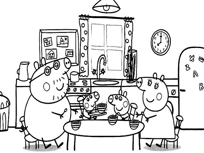 Peppa Pig Coloring Pages Peppa Pig Coloring Pages
