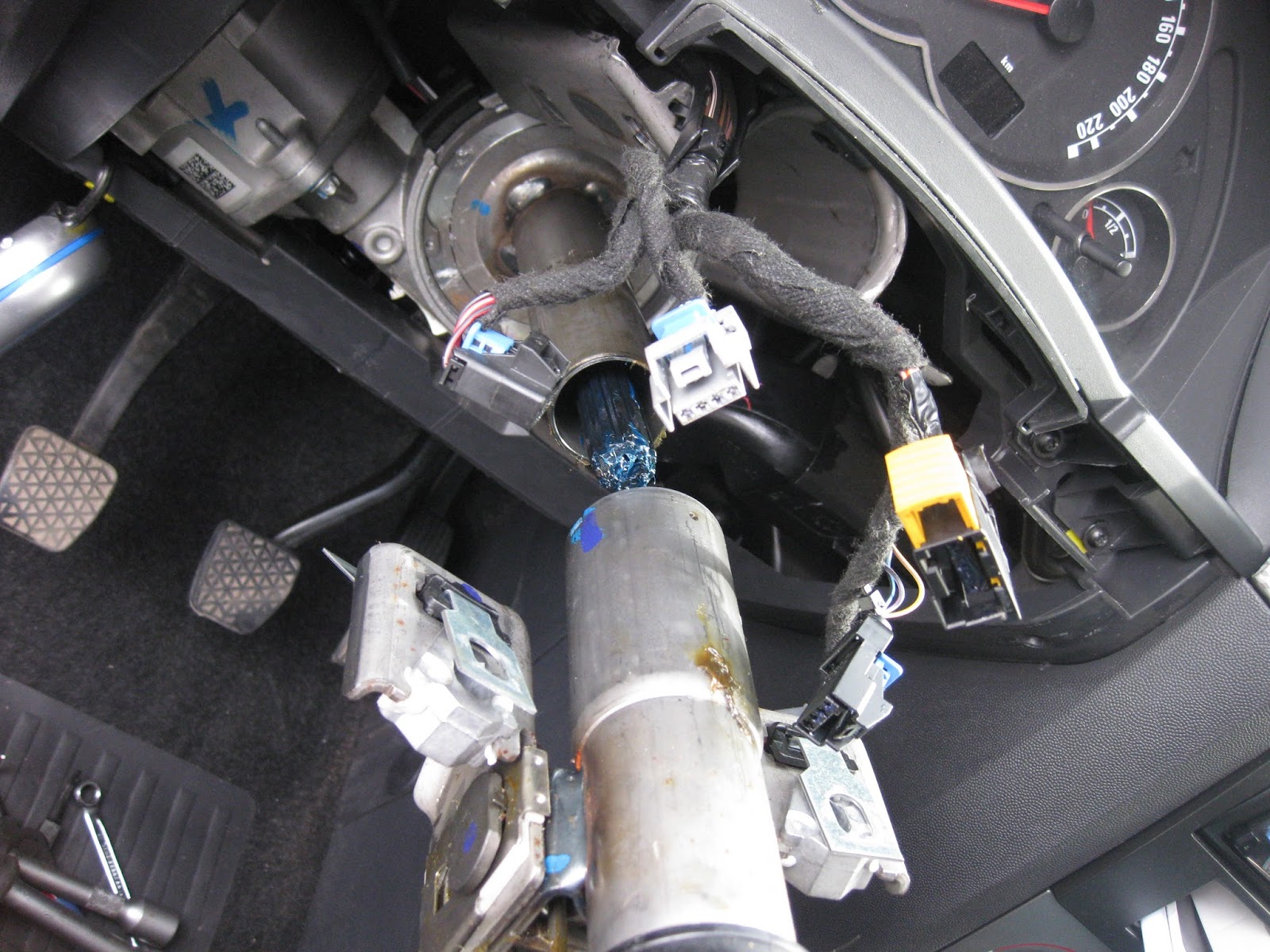 Шум в руле Opel Astra H, 1,8 л, 2009 года своими руками DRIVE2