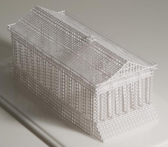 jill sylvia estruturas 3d prédios edifícios papel recortado arquitetura