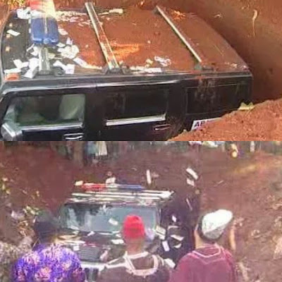 Meet The Nigerian Man That Buried his Mother in a Hummer Jeep {Pictures}